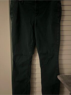 Level 99 Dark Teal Straight-Leg Pants